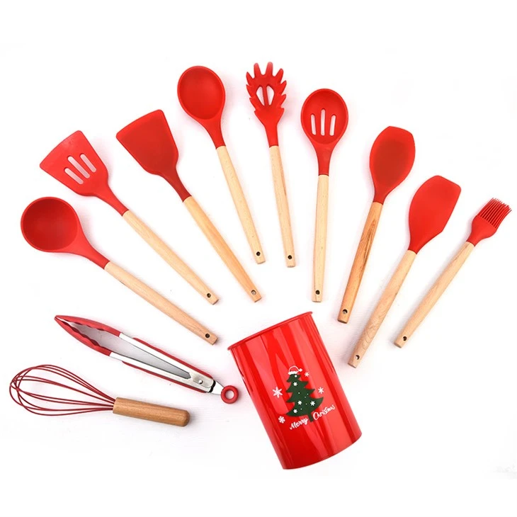 12Pcs Silicone Kitchen Utensil Set