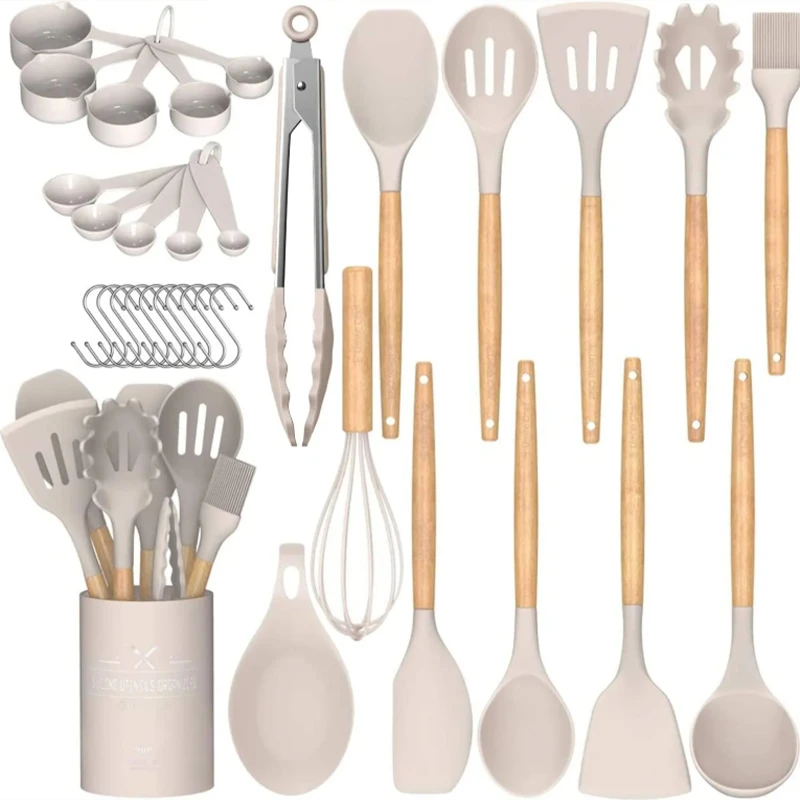 33Pcs Silicone Kitchen Utensil Set